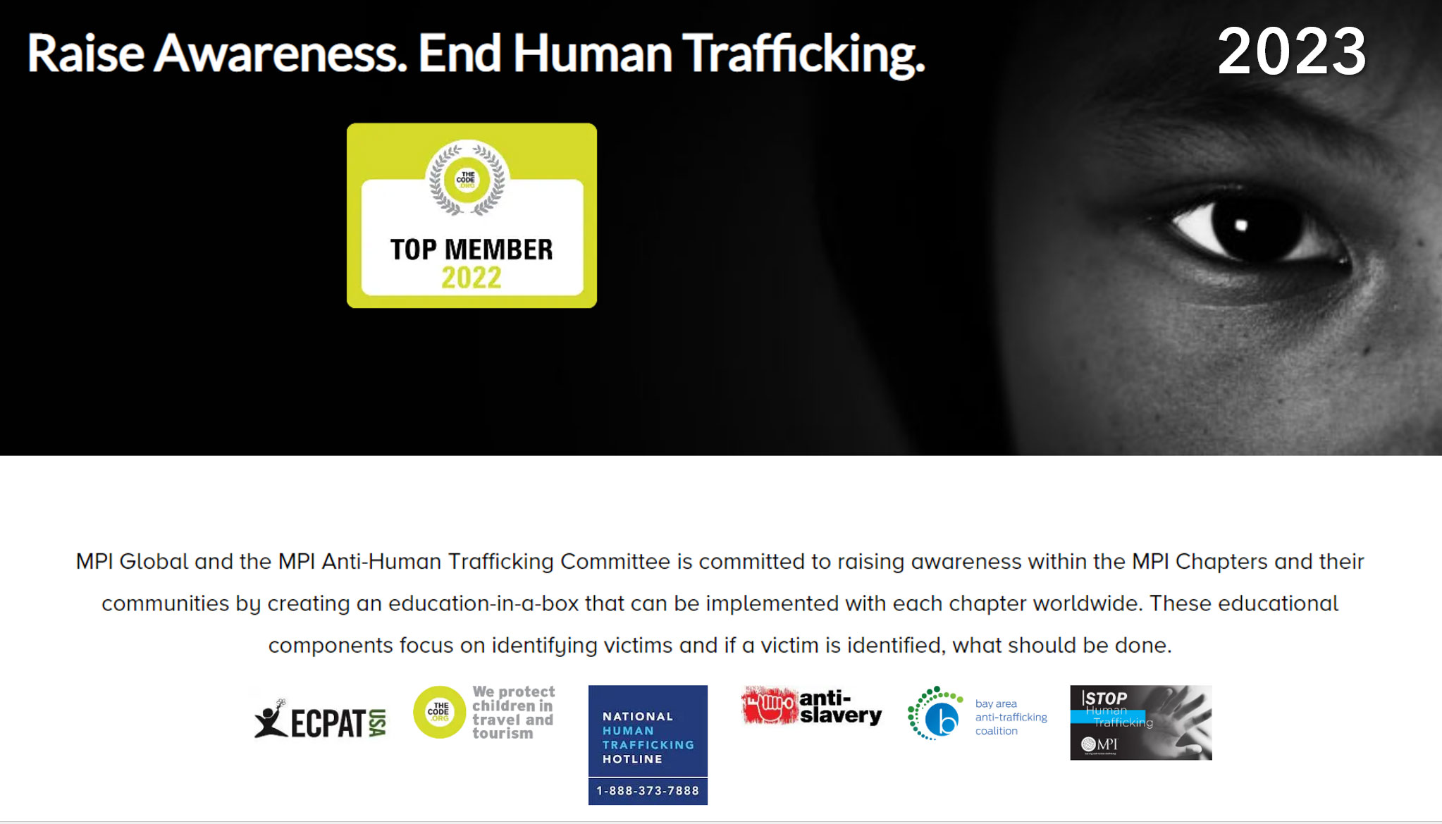 Anti-Human Trafficking Efforts